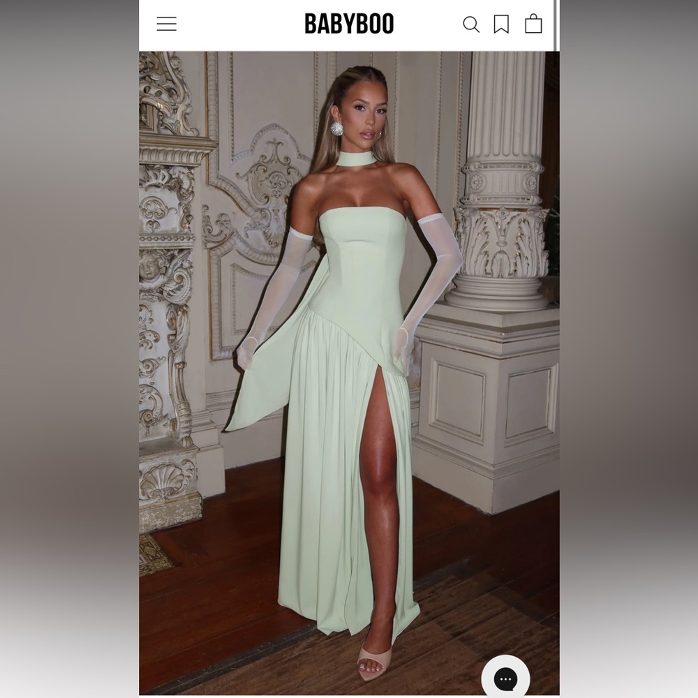 BabyBoo MALIYAH MAXI DRESS - MINT - Picture 2 of 10